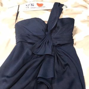 BCBG navy blue cocktail dress